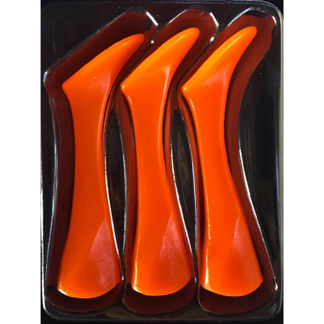 Headbanger Shad 16 cm Replacement Tails Fluo Orange 3-pack