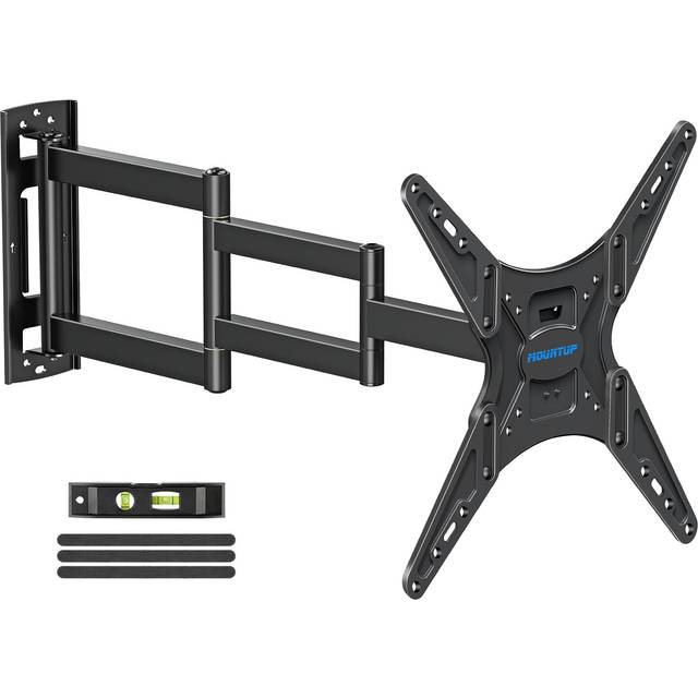 MOUNTUP TV Wall TV Load Capacity Medium Adjustable VESA Maximum 400 x Full TV Wall Mount Mount, Arm, 26-55 inch, 40kg, Size, Up/Down, Left/Right, black