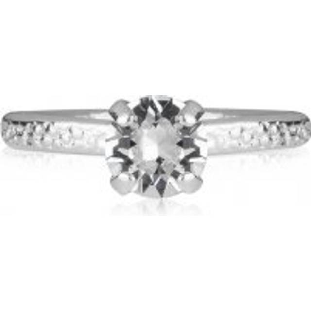 Caroline Svedbom Natti Ring Rhodium Crystal