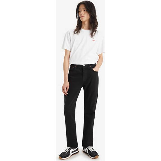 Levi's herr 501 Original Fit Straight Fit Jeans , Svart 80701, 38W / 34L