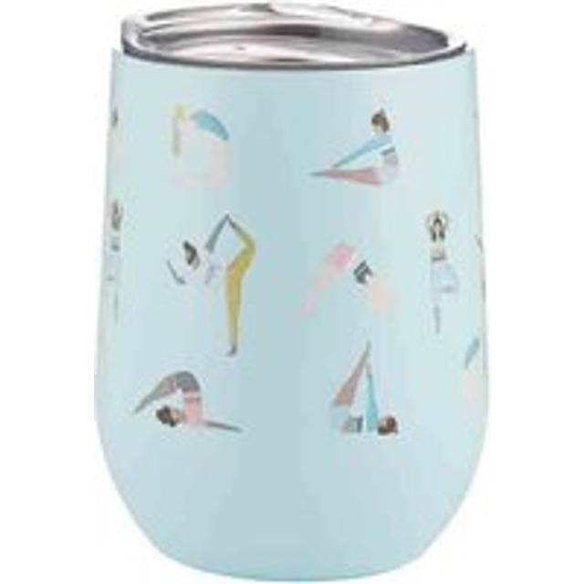 Typhoon pure reusable tumbler 350ml double walled stainless steel blue 1402.021