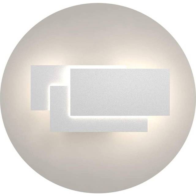 LED Wall Light Indoor 24W Modern Wall Lamp Simple Wall Sconce Cold White 3 in 1 Wall Light Fixture for Living Room Bedroom Stairwell Hallway White