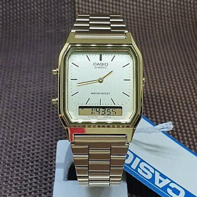 CASIO Casio Gold ANA-DIGI Ana-Digi AQ-230GA-9 [Re-imported product]