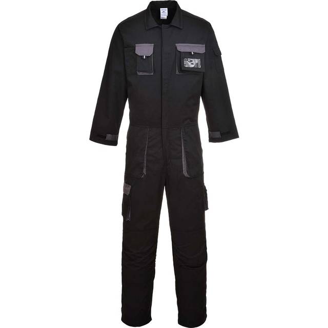 Portwest Texo Contrast Coverall - Black - XL