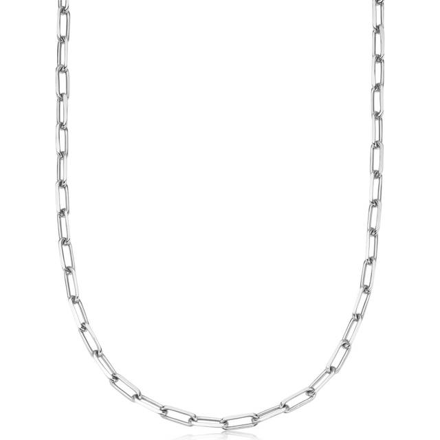 Silver Celestial Square Link Necklace