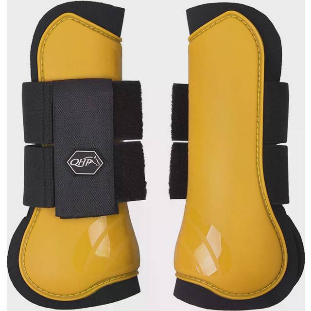 Front gaiters for open horses QHP - Jaune