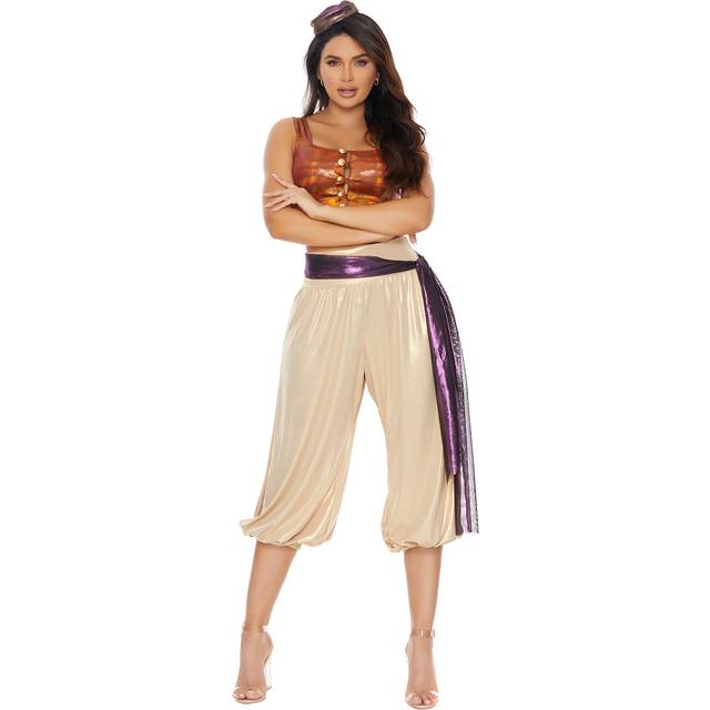 Women&#39;s Rags to Royal Costume | Women&#39;s Movie Costumes - Brown&#47;Orange&#47;Purple (M/L)