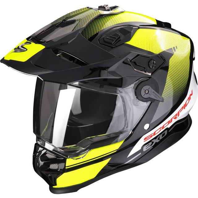 Scorpion ADF-9000 Air Trail, adventure helmet , color: Black/Neon-Yellow , size: S