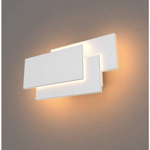 LED Wall Light Indoor 24W Modern Wall Lamp Simple Wall Sconce Warm White 3 in 1 Wall Light Fixture for Living Room Bedroom Stairwell Hallway White