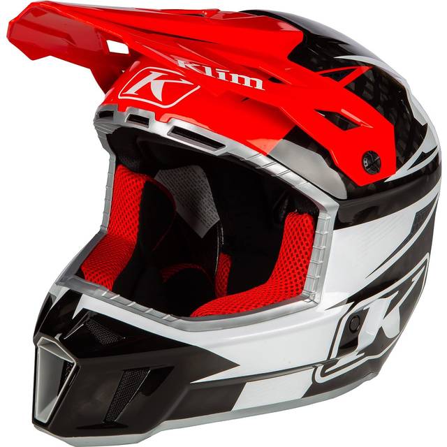 Klim F3 Carbon Pro Crosshjälm Striker Redrock