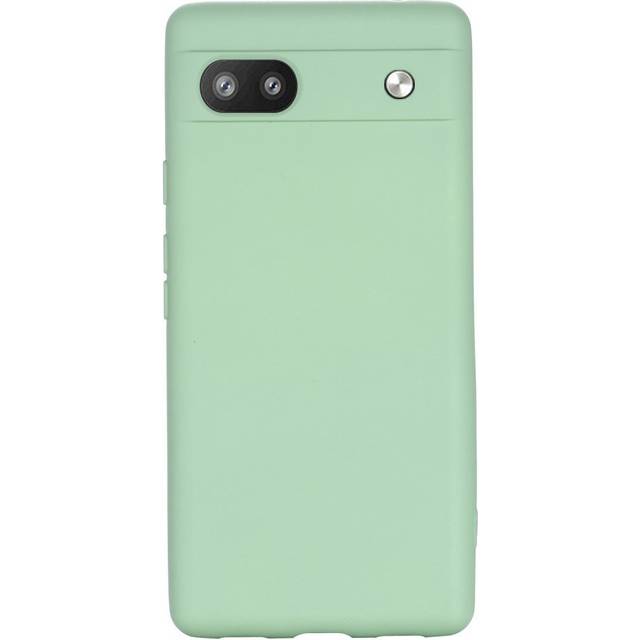 Google Pixel 6a Flytande Silikon Skal med Rem - Grön