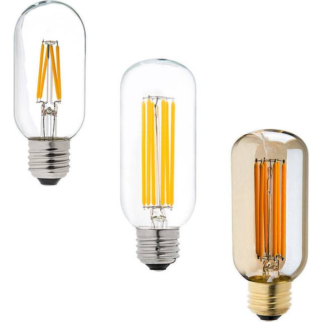 (110V) Dimmable E27 E26 4W Warm White COB LED Filament Retro Edison LED Bulbs 110V / 220V