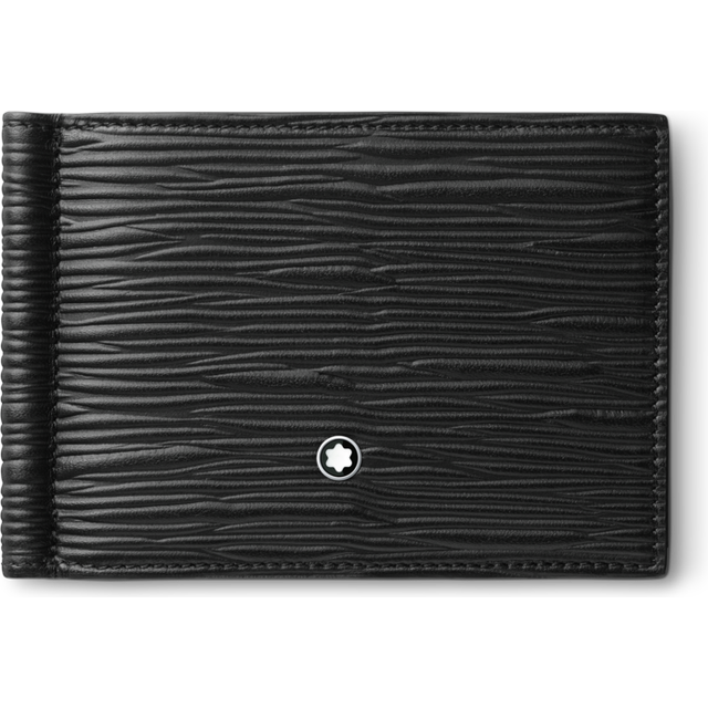 Montblanc Meisterstuck 4810 Wallet 6cc with Money Clip Black