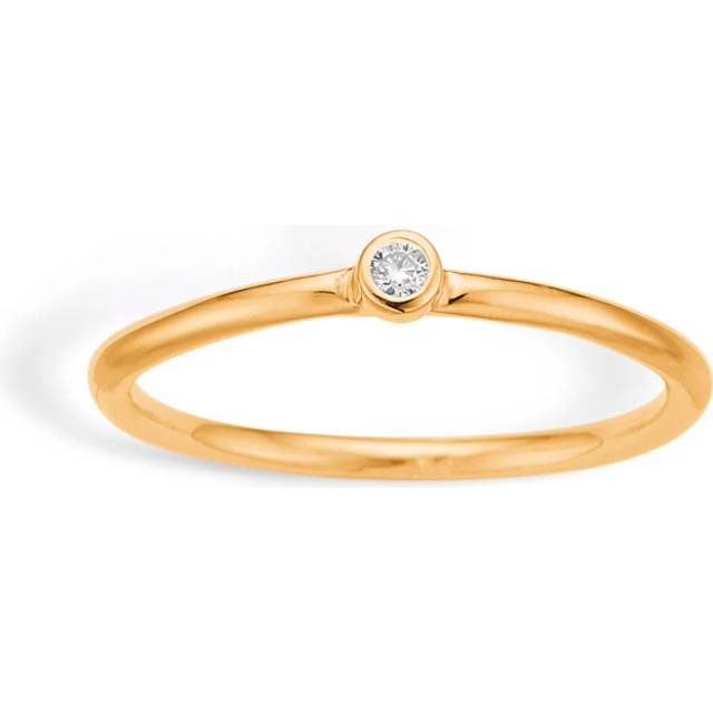 Blossom Conjure guldring med diamant