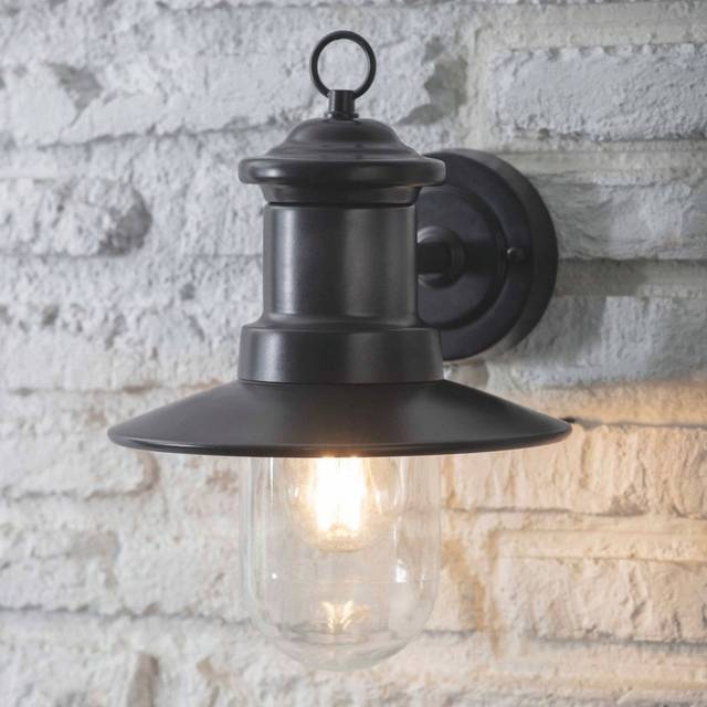 Garden Trading Ships Wall Light - Carbon Powder Coated Steel