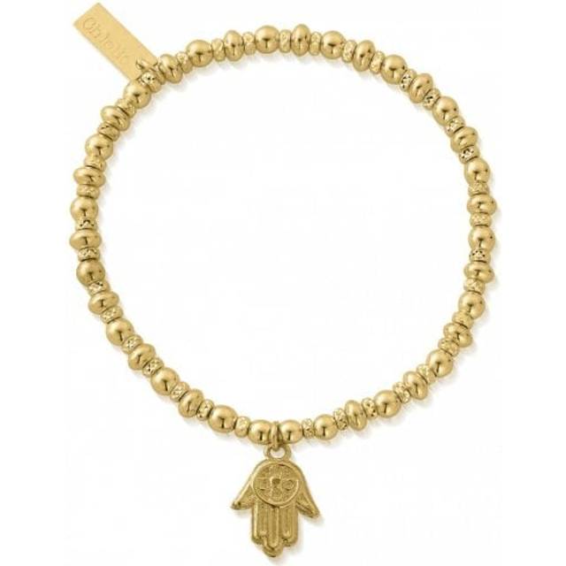 Gold Didi Sparkle Hamsa Hand Bracelet GBDS2070