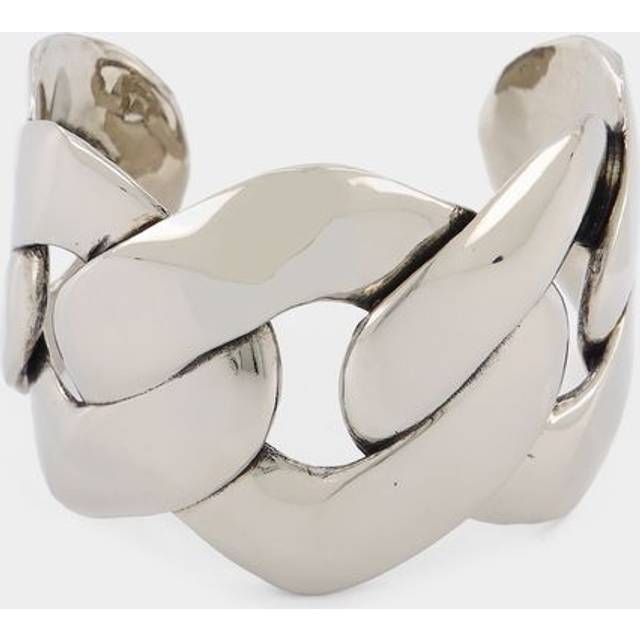 Alexander McQueen, Earrings, female, Gray, M, Silver Chain Cuff Earrings
