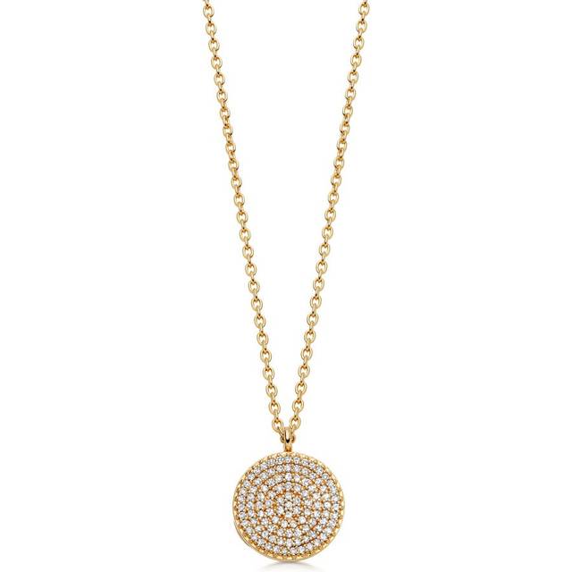 Solid Gold Icon Locket Natural Diamond Locket Necklace