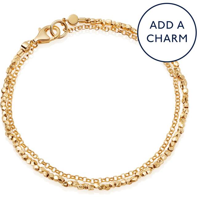 Astley Clarke Womens Yellow Gold Vermeil Biography 18ct Gold-plated Sterling-silver Bracelet 1 Size - YELLOW GOLD VERMEIL