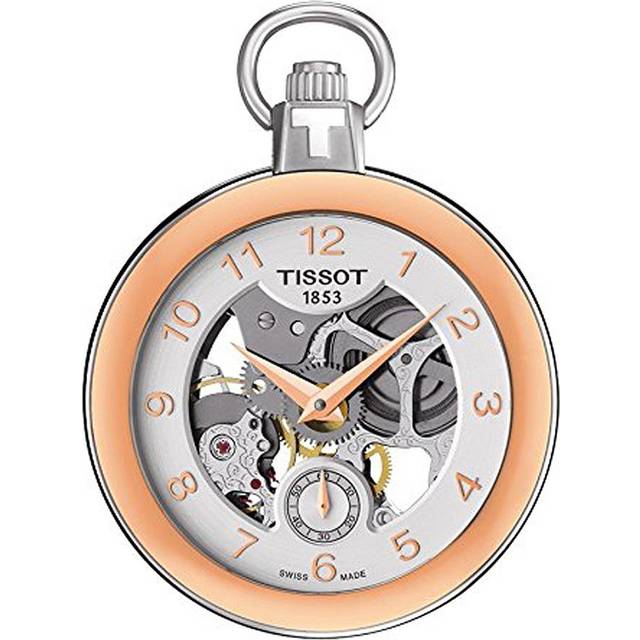 Tissot Watch Pocket Mechanical Skeleton - Silver
