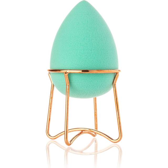 Almost Famous Professional Beauty Sponge Makeup Blender  Perfect Foundation Blending Kit Comes with Necessary Rose Gold Makeup Blender Holde