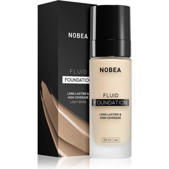 NOBEA NOBEA Day-to-Day Fluid Foundation Langtidsholdbar foundation Skygge 01 Light beige 28 ml