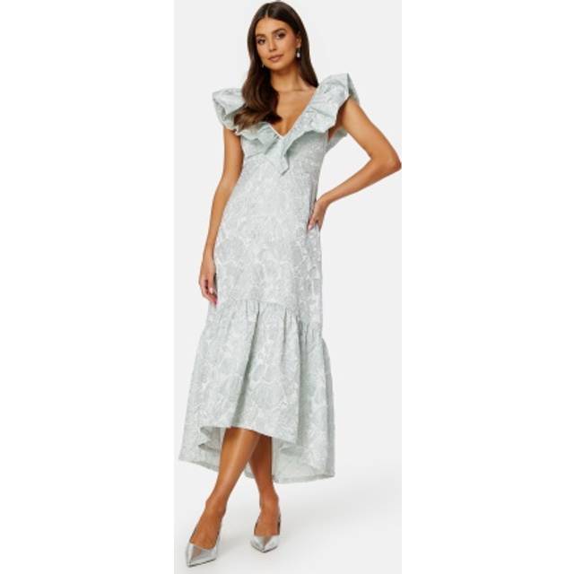 Summer Luxe Flounce Midi Dress