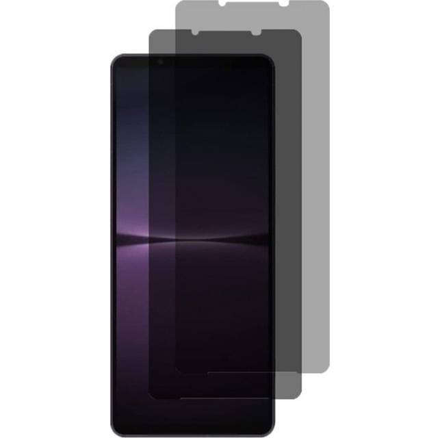 2-PACK Xperia 10 V Privacy Härdat glas 0.26mm 2.5D 9H