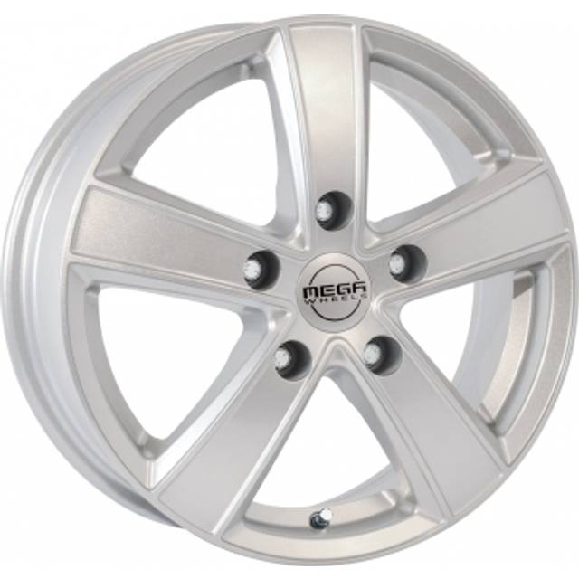 Mega Wheels Hercules 5 Silver 6.5x15 5/160 ET53 B65.1 (6.5x15 5/160 ET53 B65.1)