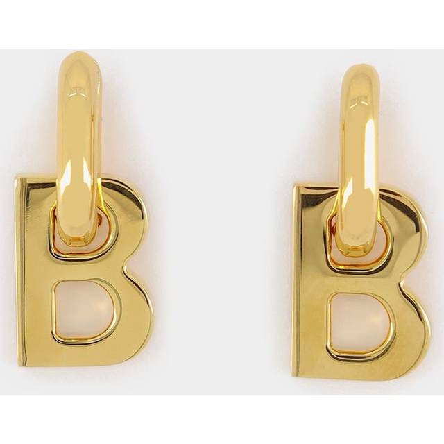 Balenciaga B Chain XS Earrings - Gold - Women's - Brass