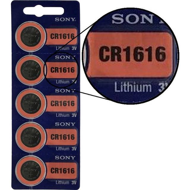 Batteri Sony Knappcellsbatteri 1 Stk. CR1616 - Unisex - Lithium (16 x 16 x 1,6 mm)