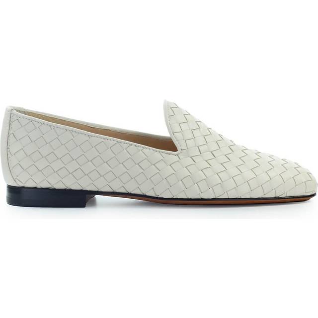 DOUCAL'S CREAM WOVEN LOAFER