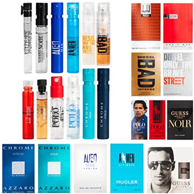 Infinite Scents Cologne Samples for Men - 12 Designer Fragrance Brands