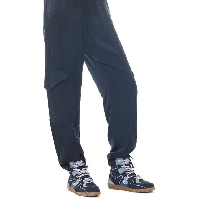 Ganni Sporty Mix High Retro Sneaker Dam Stl. 39 - Sneakers Från Magasin - Sky Captain (39)