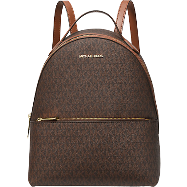 Michael kors women's backpack bag mk sheila md pkt backpack logo brown