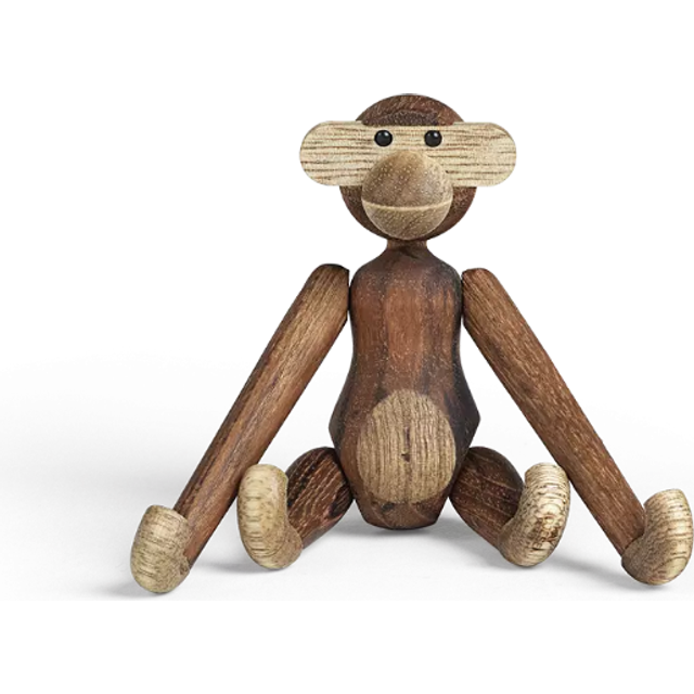 Kay Bojesen Monkey Mini Teak Dekorationsfigur 9.5cm