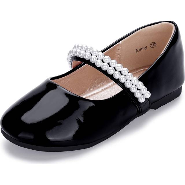 Hehainom EMI Toddler Little Kid Girls Dress Shoes Mary Jane Ballet Bal