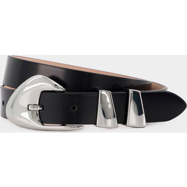 BY FAR Black Moore Belt - BK001 Black - M