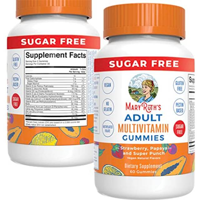 MaryRuth's  Adult Multivitamin  Strawberry  Papaya and Super Punch  60 Gummies