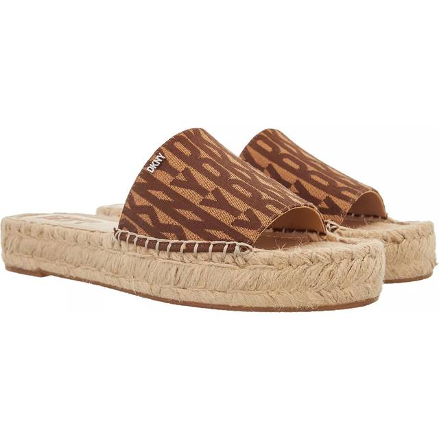 DKNY Espadrilles - Camillo Platform Slide Espadrille - beige - Espadrilles for ladies - 5 (UK)