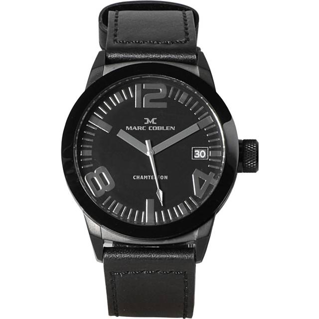 Marc Coblen MC42B1 3-Zeiger 42mm Damenuhr Lederarmband günstig kaufen