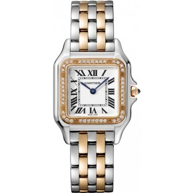 Rose Gold, Stainless Steel and Diamond Panthère de Cartier Watch - 30mm