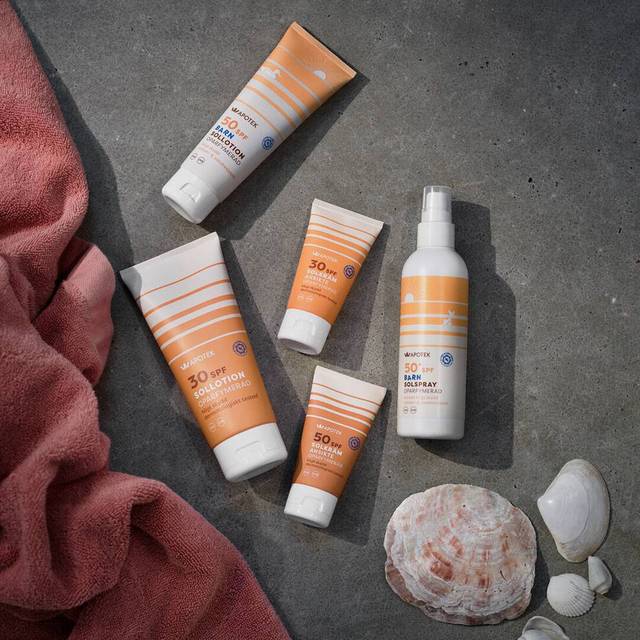 Kronans Apotek Solkräm Ansikte SPF 50 Solskydd parfymfri 50 ml