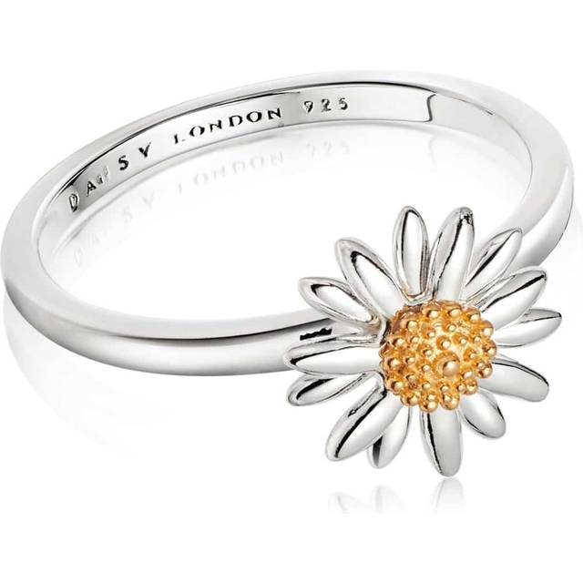 Daisy London Sterling Silver 10mm Daisy Ring
