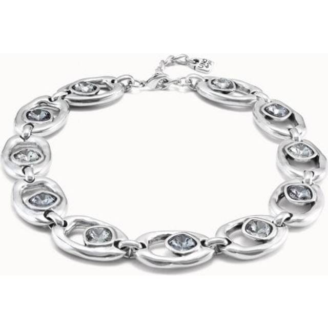 Together Grey Faceted Crystal Necklace