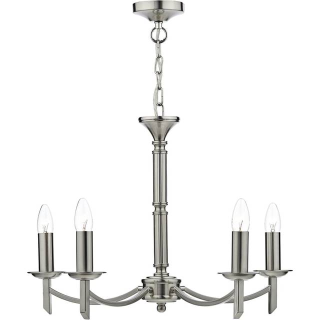 Dar Lighting Group Dar AMB0546 Ambassador Pendant Satin Chrome
