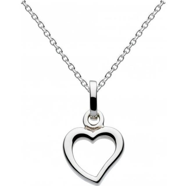 Dew Sterling Silver Dinky Small Open Heart Pendant 90C2HP
