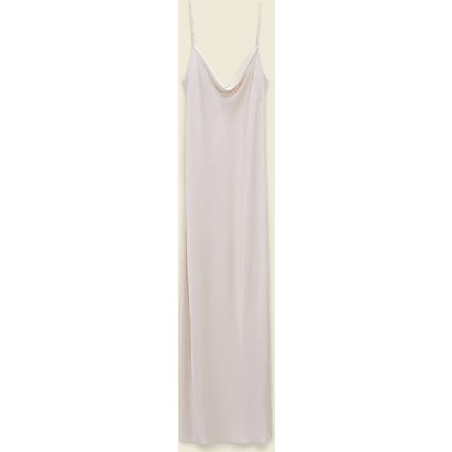 Dorothee Schumacher Sense Of Shine draped silk-blend slip dress - white (UK 10)