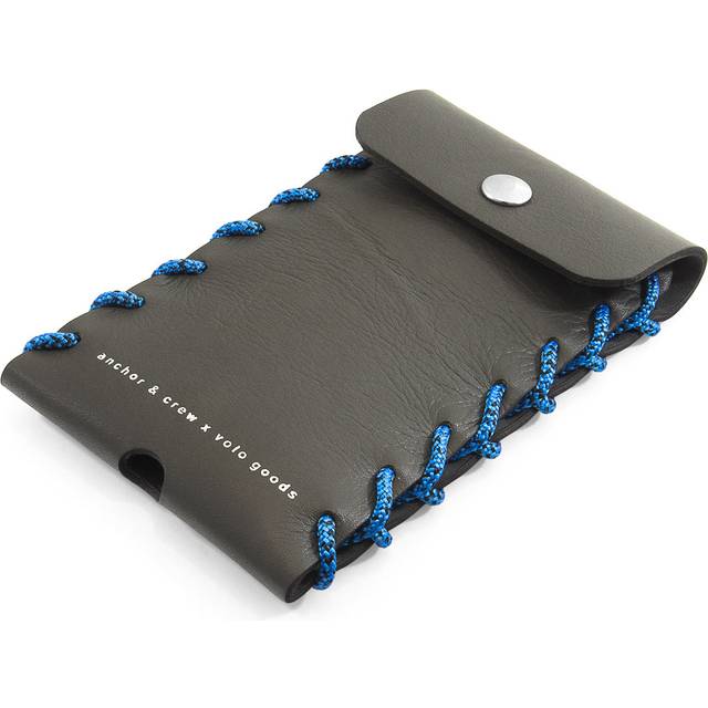 Small Falcon Grey Standen Leather and Rope Phone Case