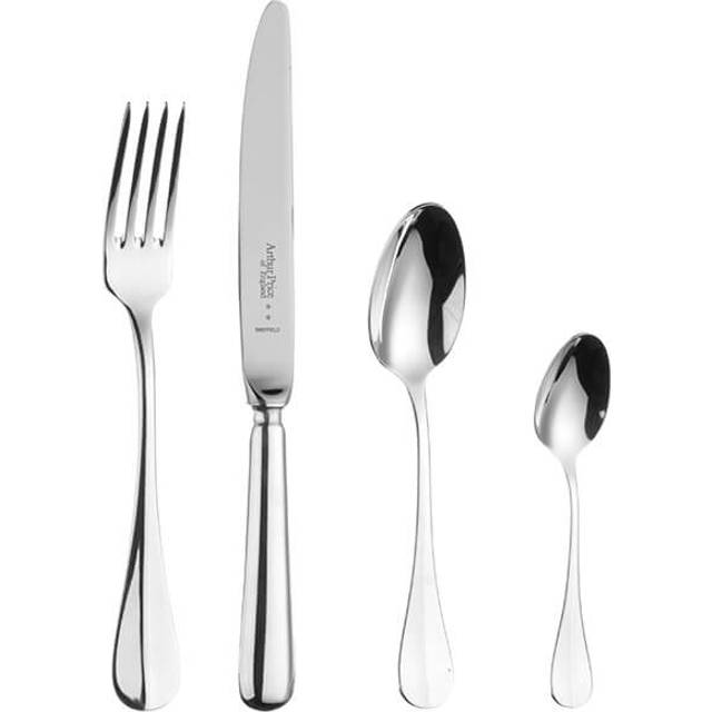 Arthur Price of England Sovereign Silver Plate Baguette 24 Piece Cutlery Box Set
